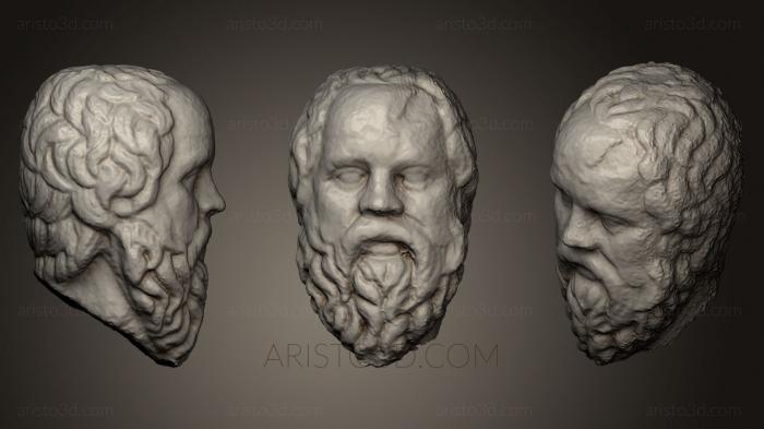 Busts and heads antique and historical (BUSTA_0505) 3D model for CNC machine